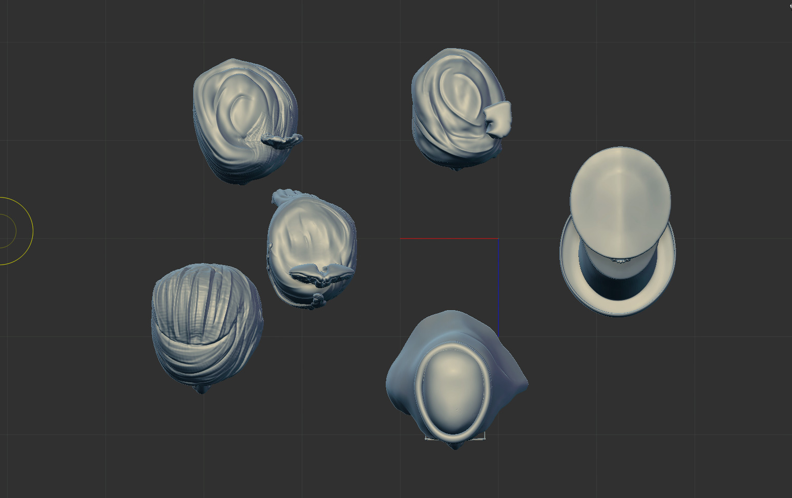 Realistic Male Heads  3D print model_4