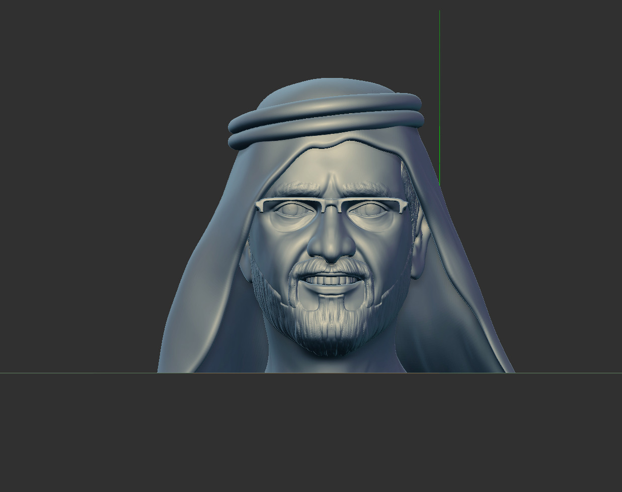 Realistic Male Heads  3D print model_8