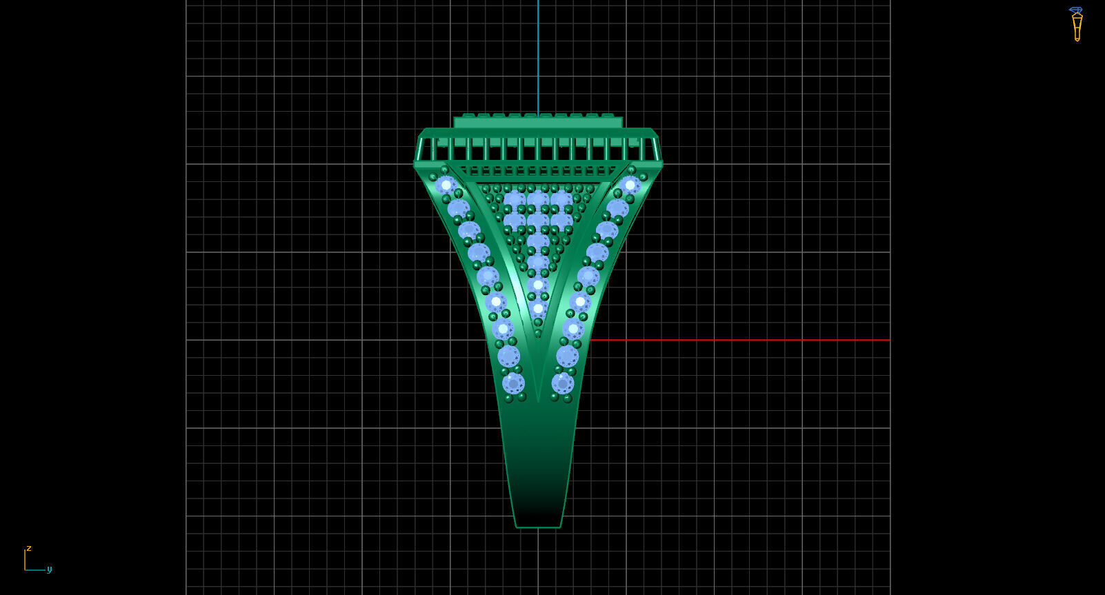 Print Ready STL 3DM  Gents Rings Diamond Men Ring  3D print model_4