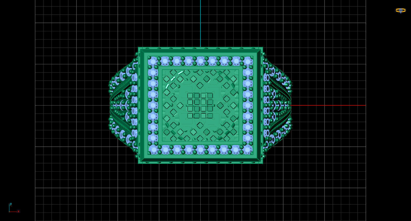 Print Ready STL 3DM  Gents Rings Diamond Men Ring  3D print model_5