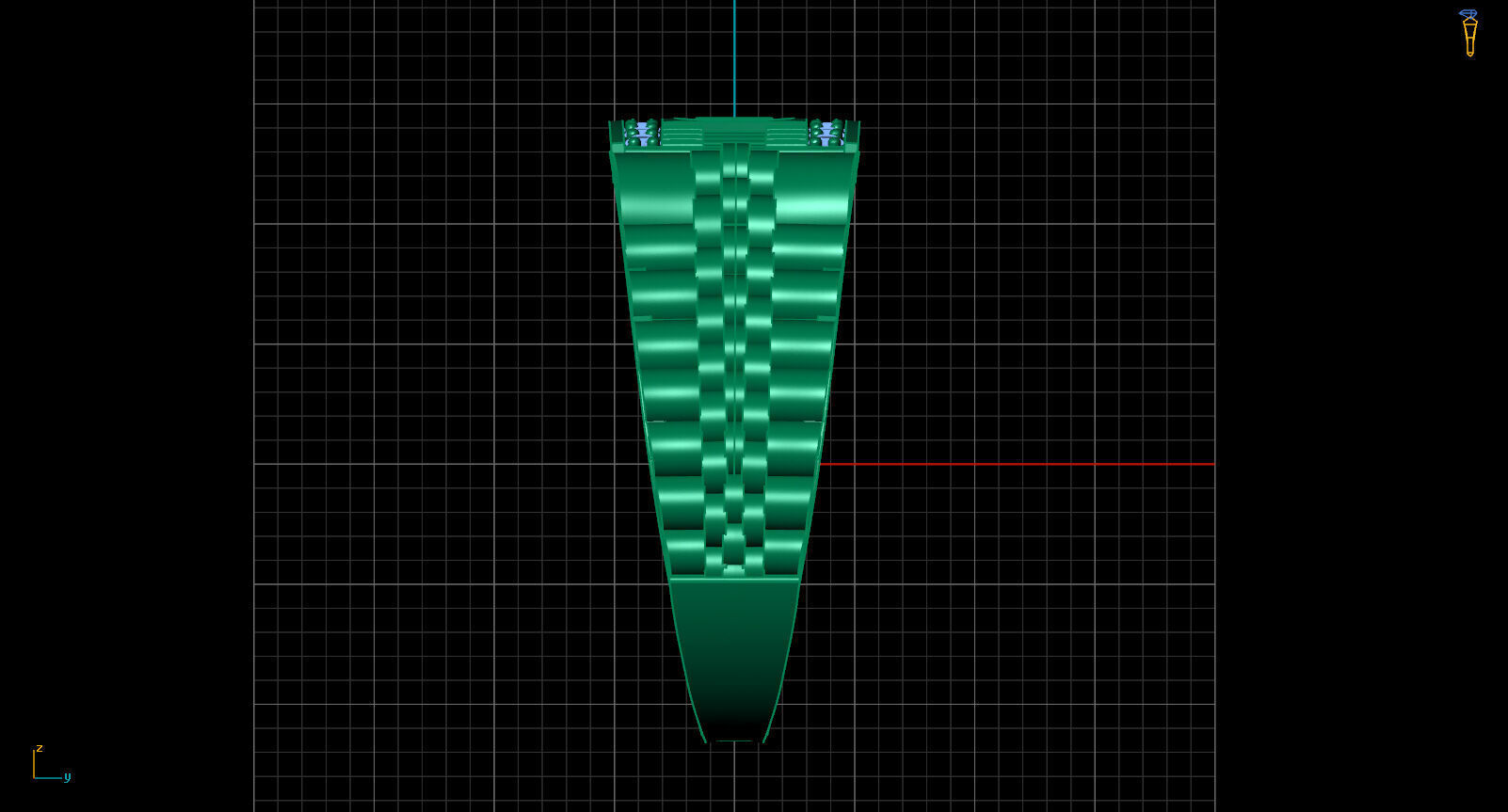 Print Ready STL 3DM  Gents Rings Diamond Men Ring  3D print model_4