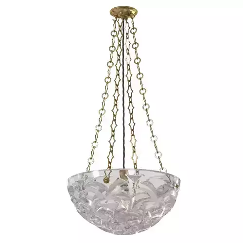 Rose Uniacke art deco rinceaux plafonniers Rene Lalique