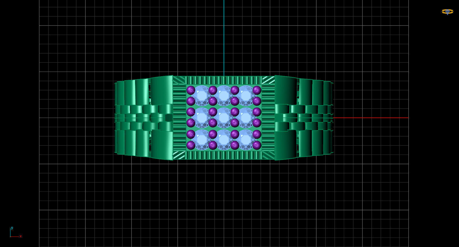 Print Ready STL 3DM Gents Rings Diamond Men Ring 3D print model_5