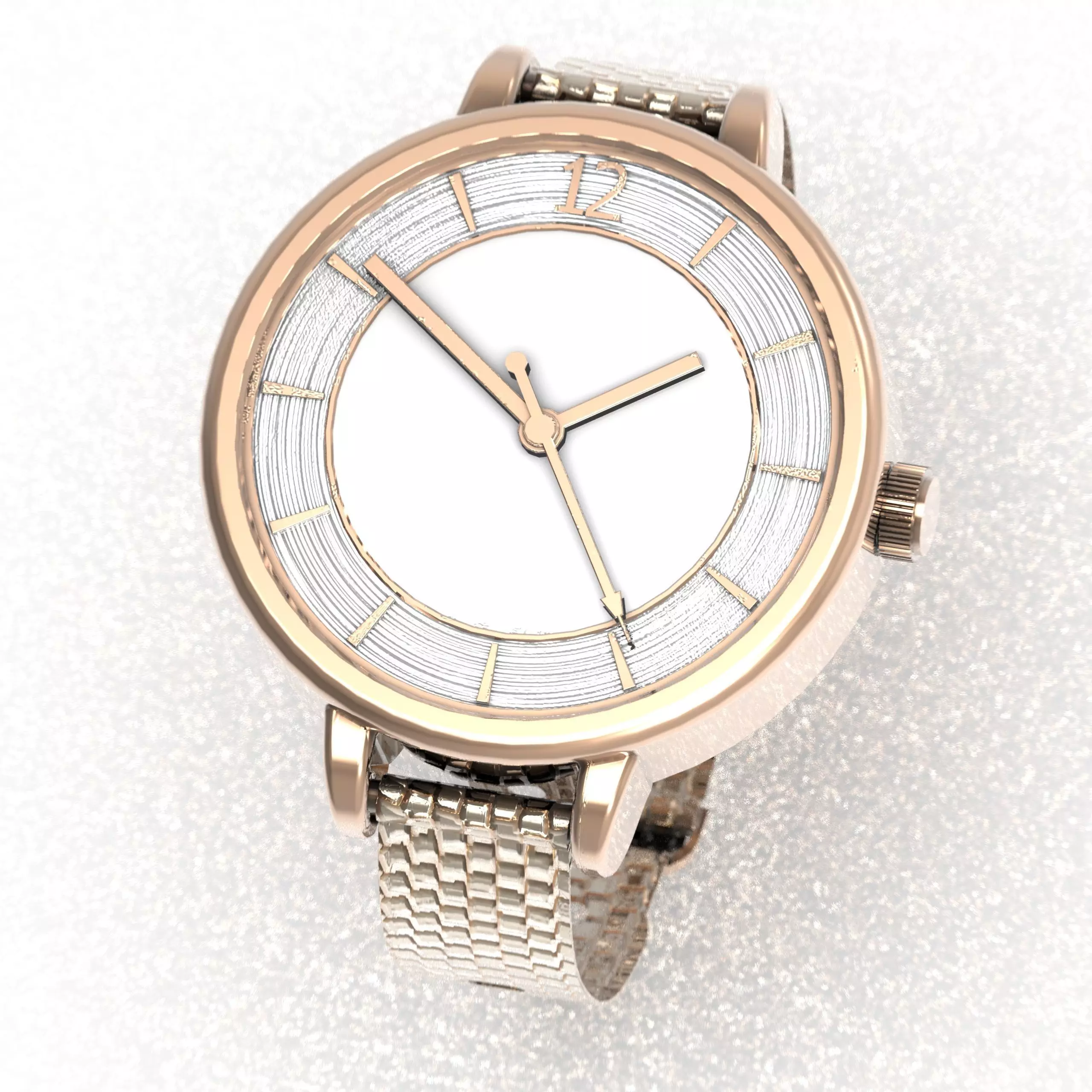 Elegant Womens Watch 3D model