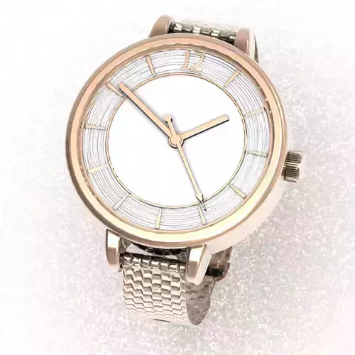  Elegant Womens Watch 3D model