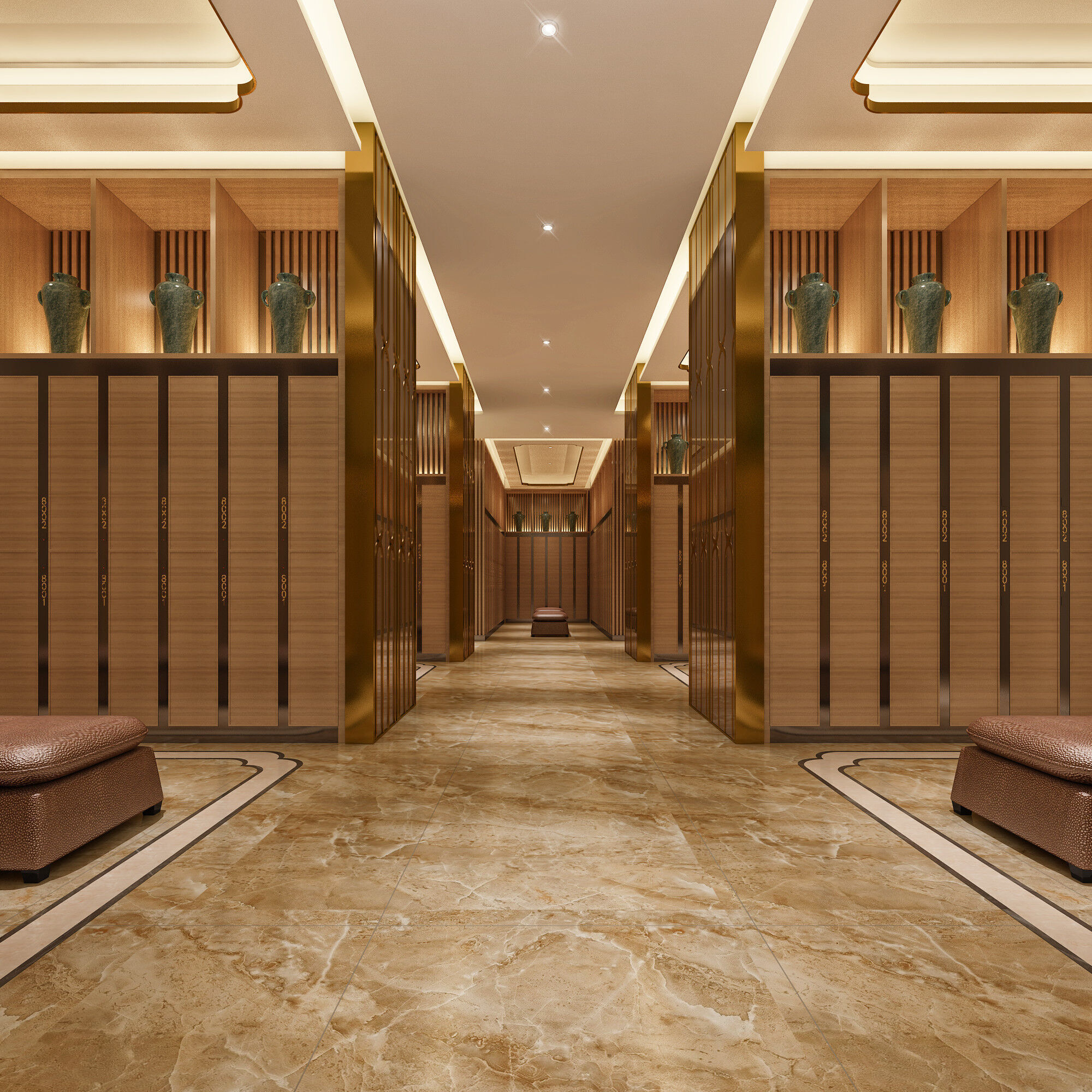 Locker room 3D model_1