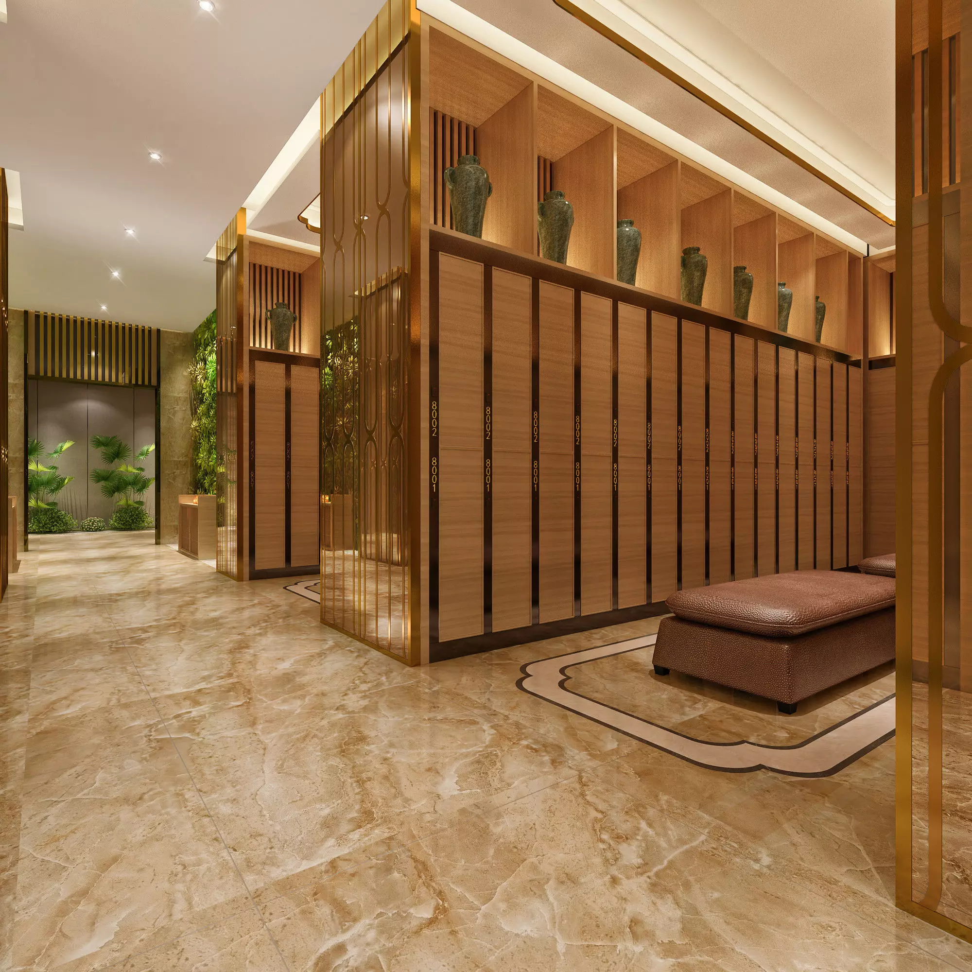 Locker room 3D model_0