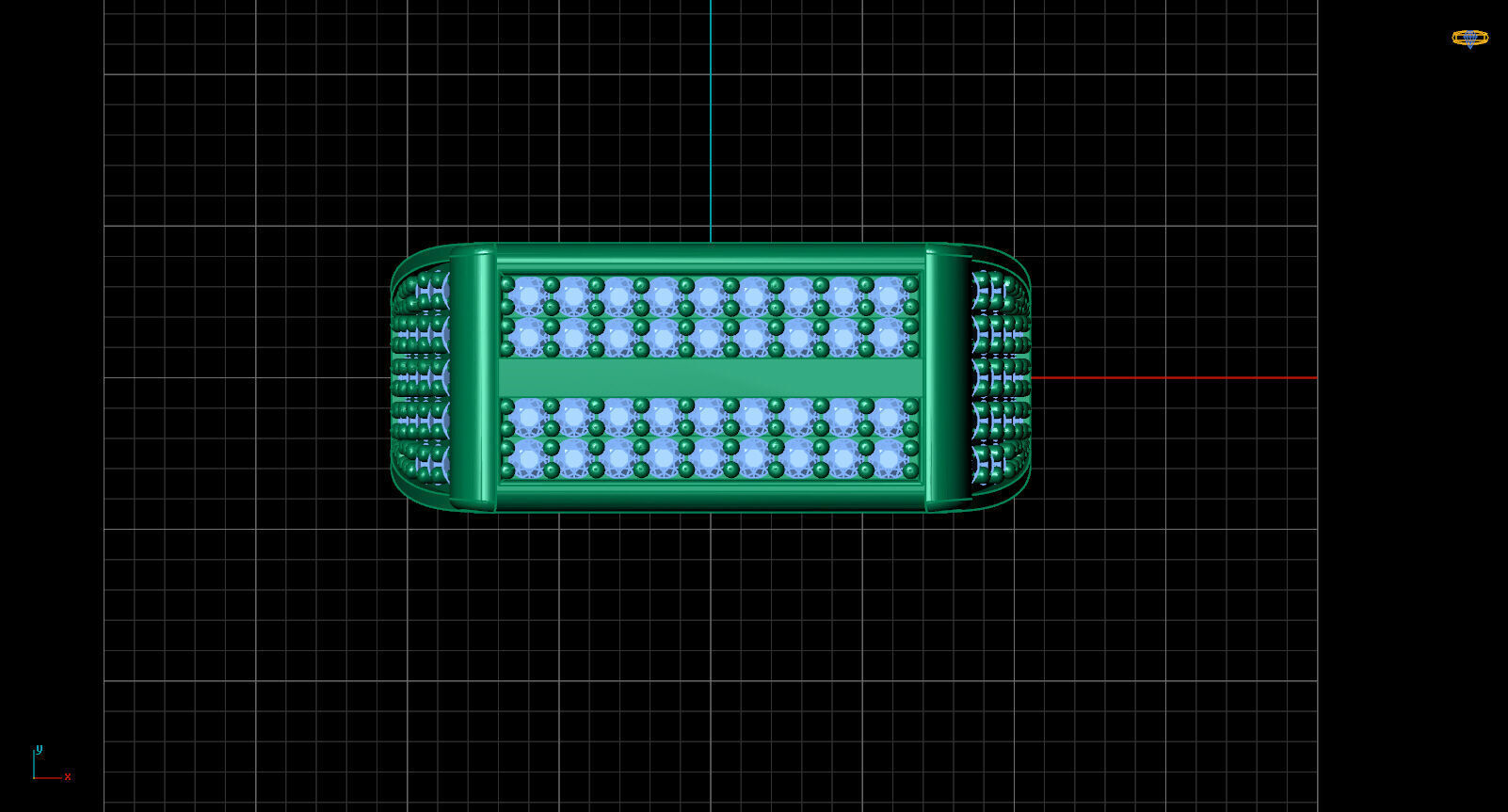 Print Ready STL 3DM Gents Rings Diamond Men Ring 3D print model_5