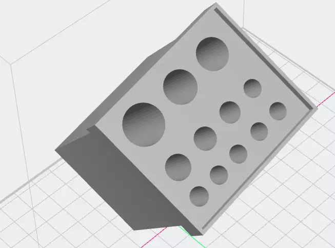 PORTA PENNELLI TRUCCO CON COPERCHIO 3D print model_0