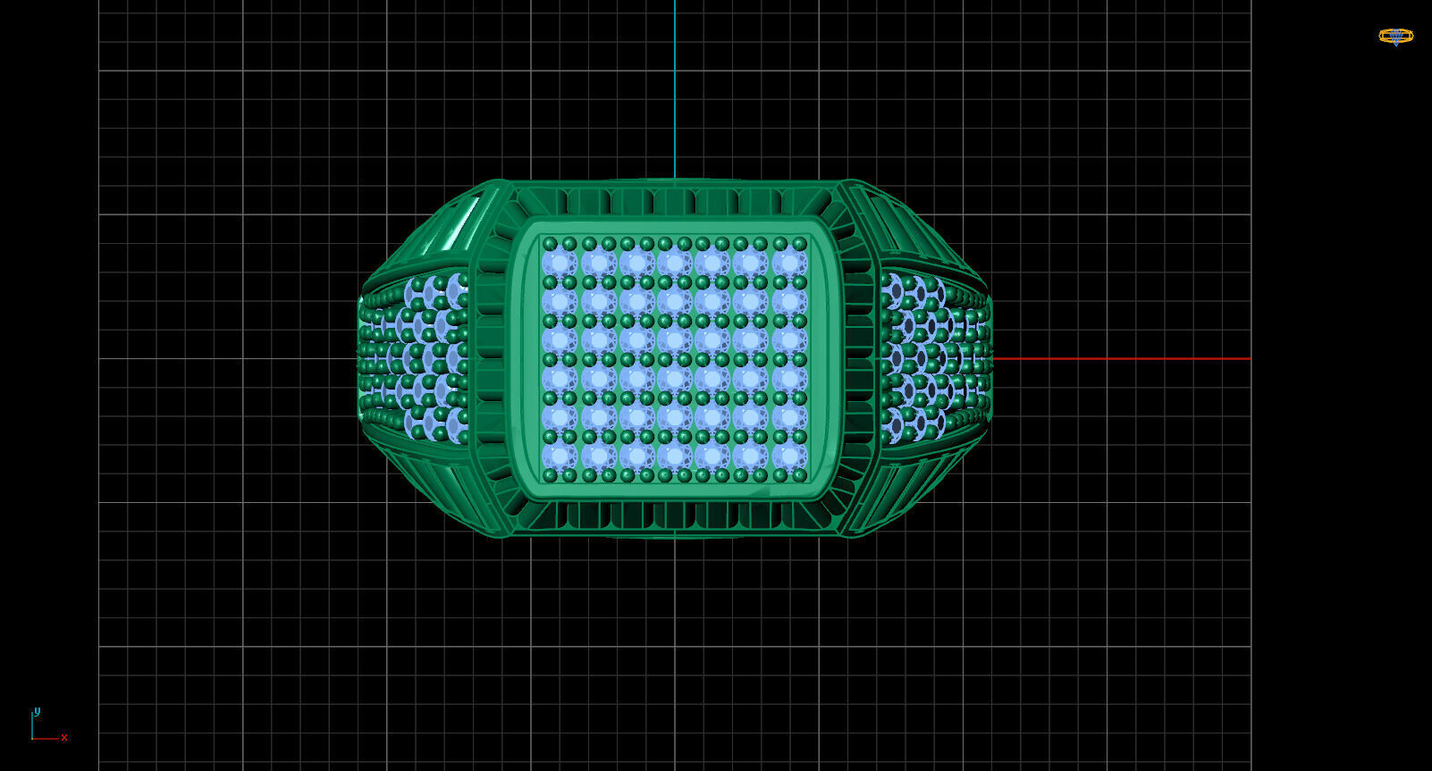 Print Ready STL 3DM Gents Rings Diamond Men Ring 3D print model_5