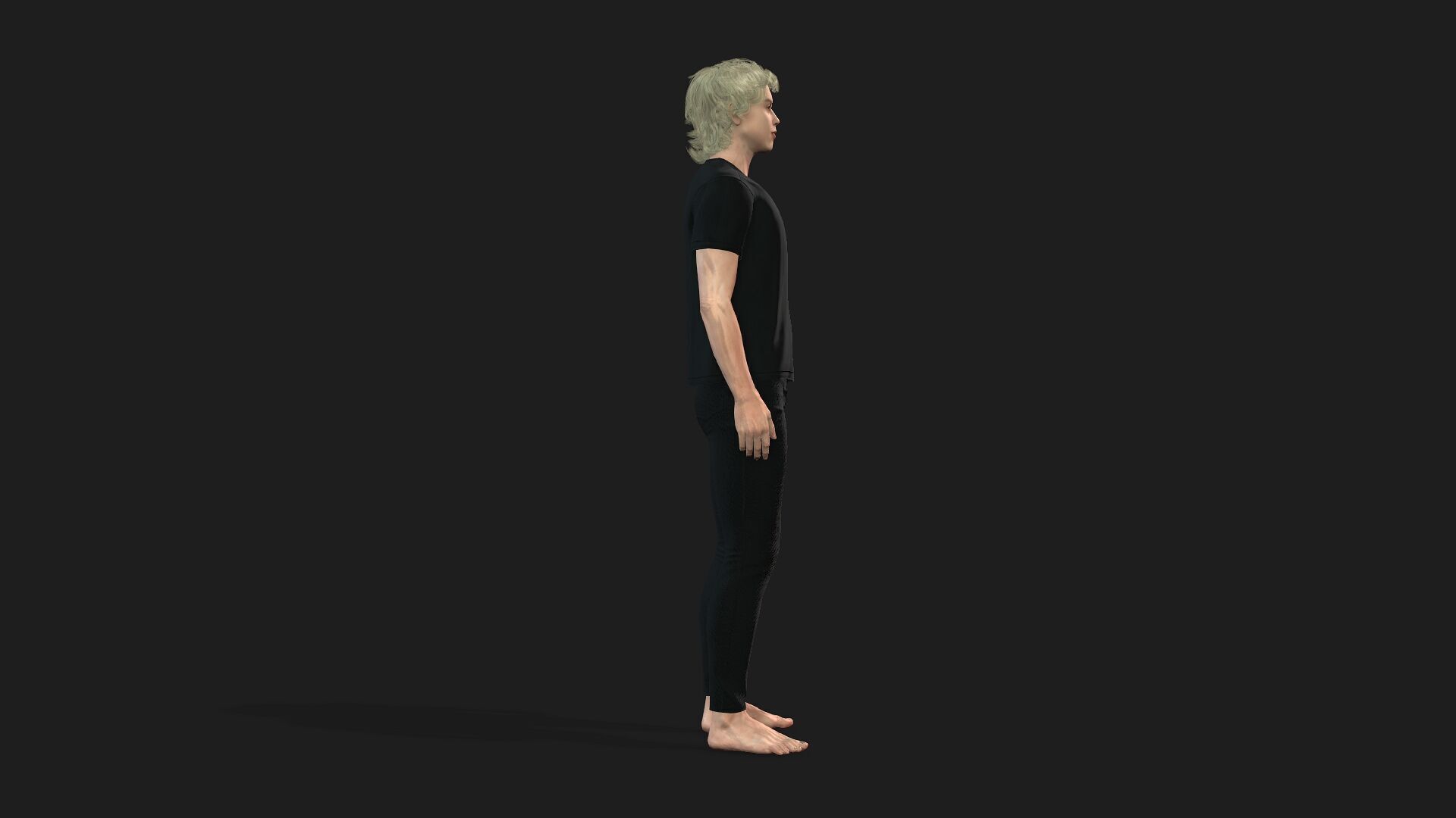 Realistic 3D Male Character 3D model_2