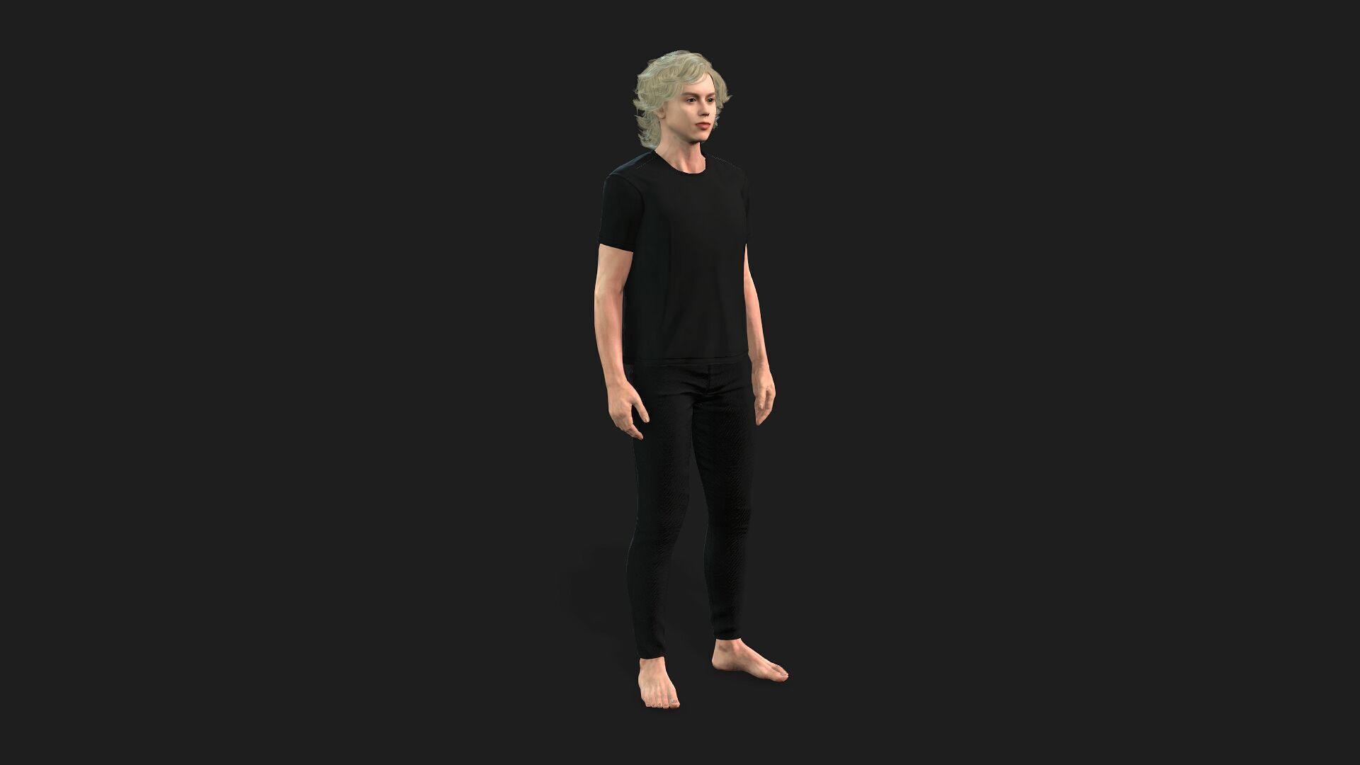 Realistic 3D Male Character 3D model_8
