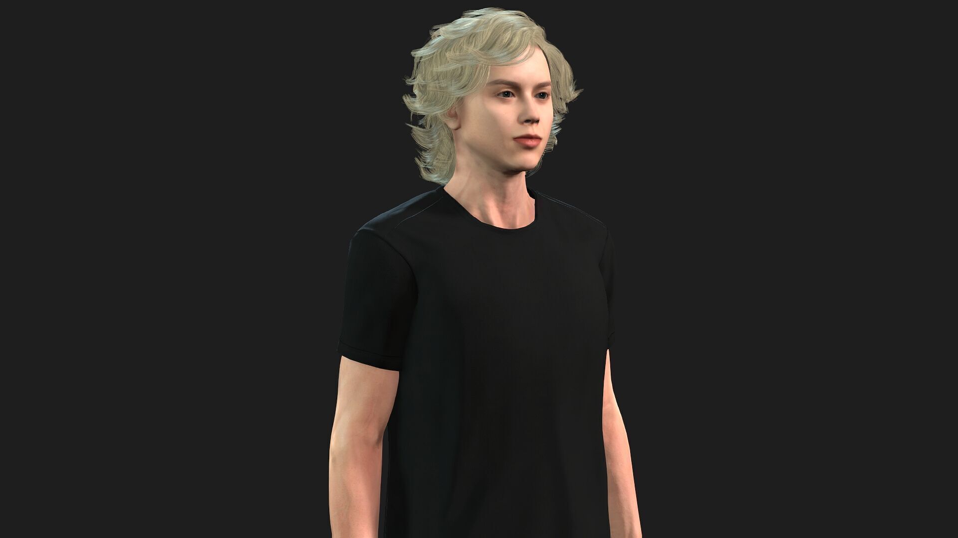 Realistic 3D Male Character 3D model_7