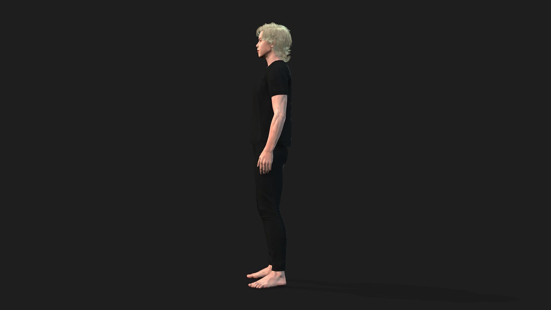 Realistic 3D Male Character 3D model_3