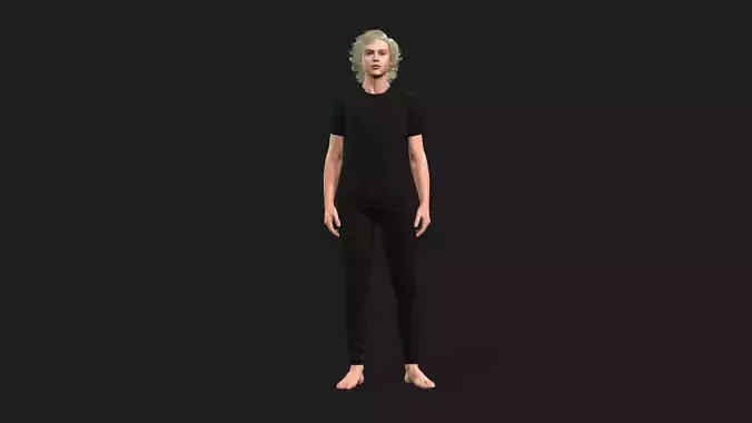 Realistic 3D Male Character
