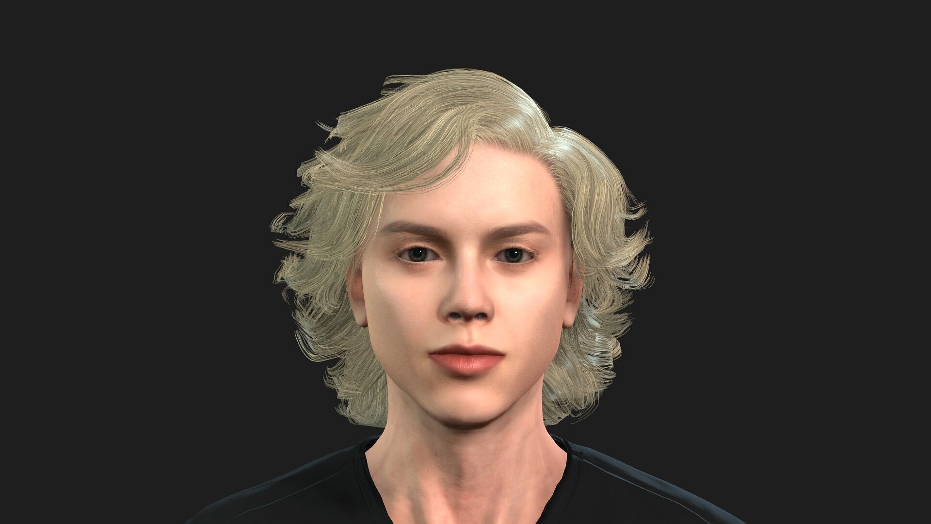Realistic 3D Male Character 3D model_1