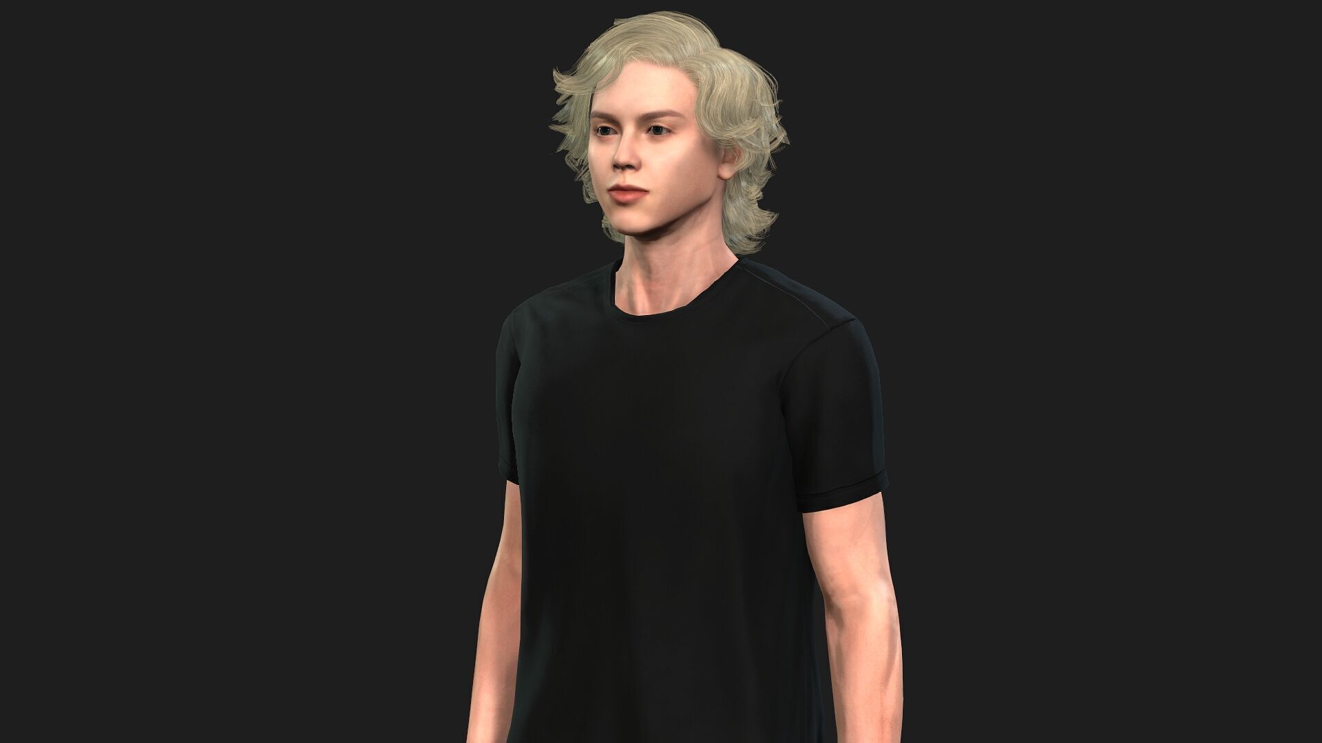 Realistic 3D Male Character 3D model_6