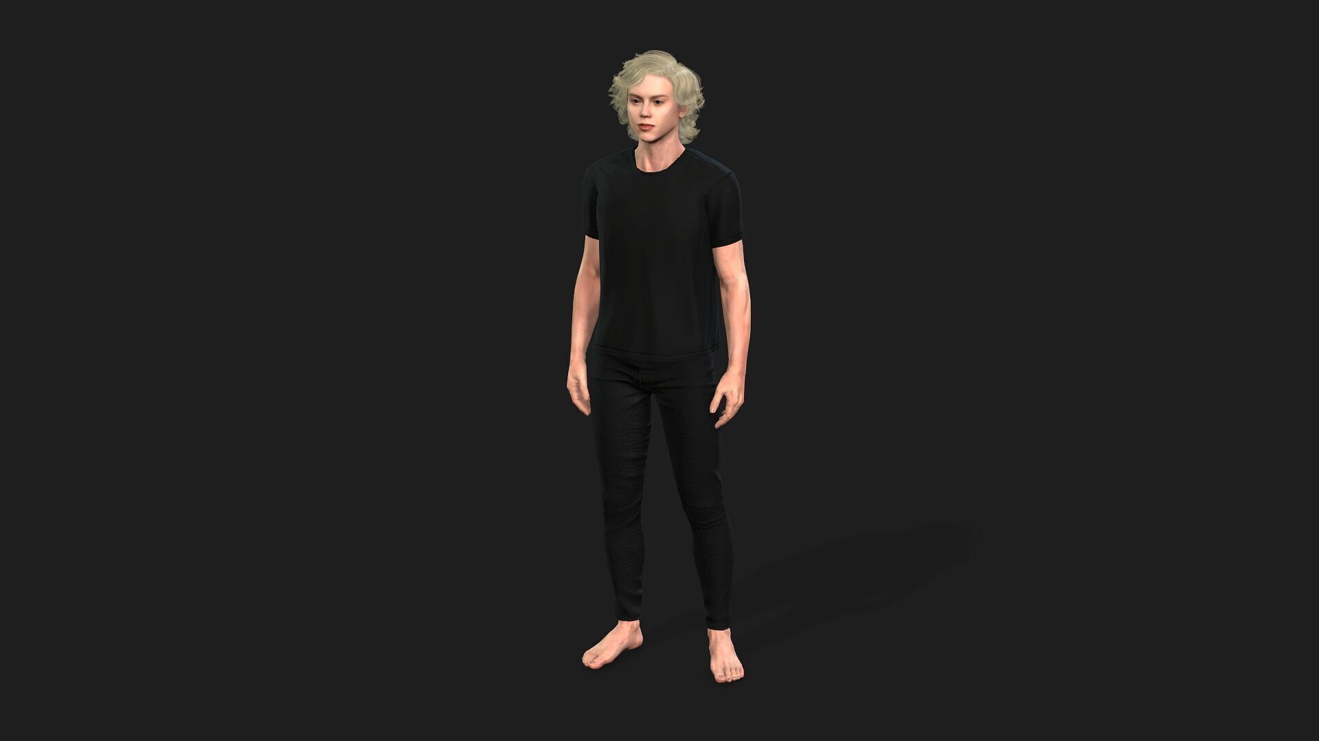 Realistic 3D Male Character 3D model_9