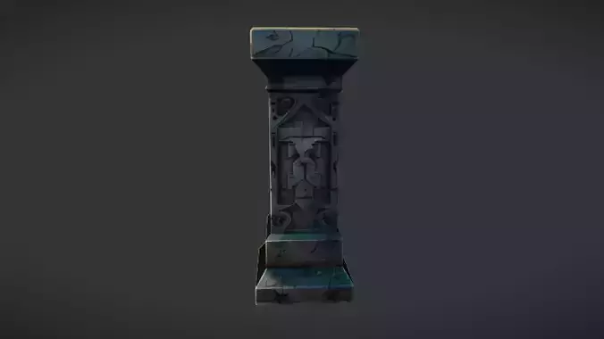 ancient stone pillar