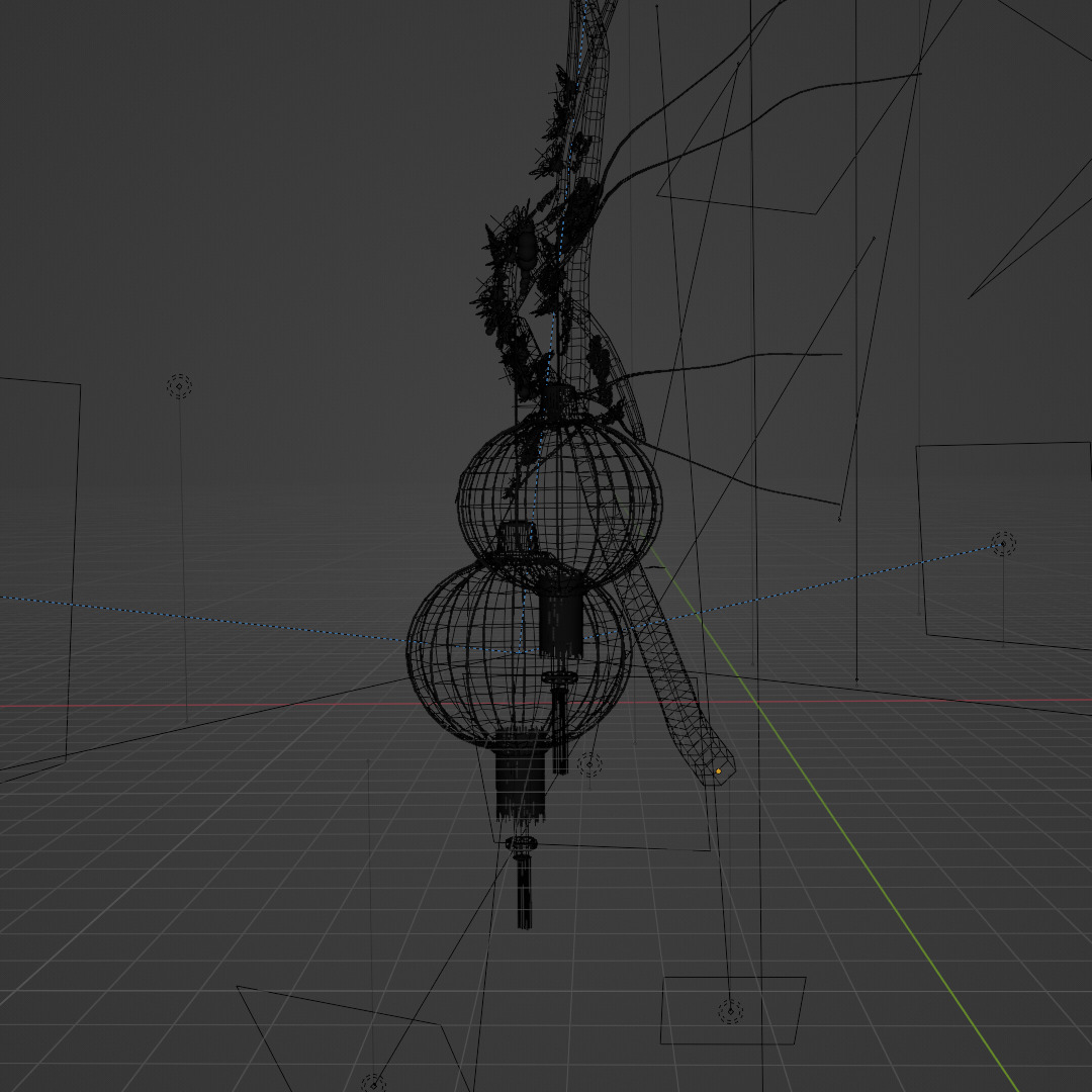 Chinese Lantern 3D Model 3D model_5