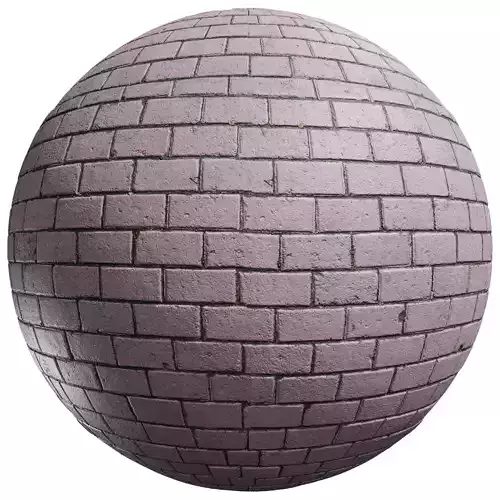 4K PBR Concrete Tile Ground Texture 03 - Guiding Block