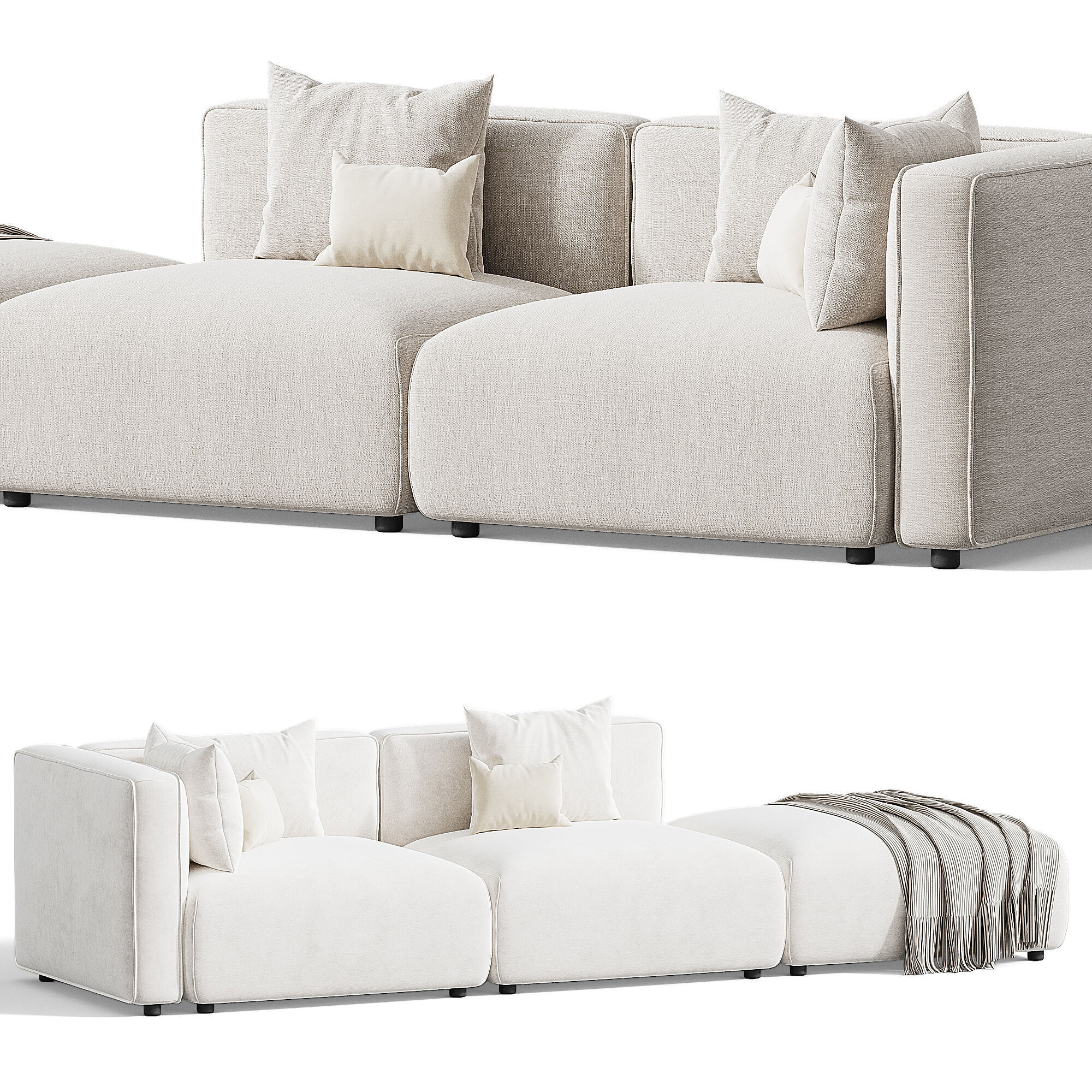 Arya Modular Sofa 3D model_2