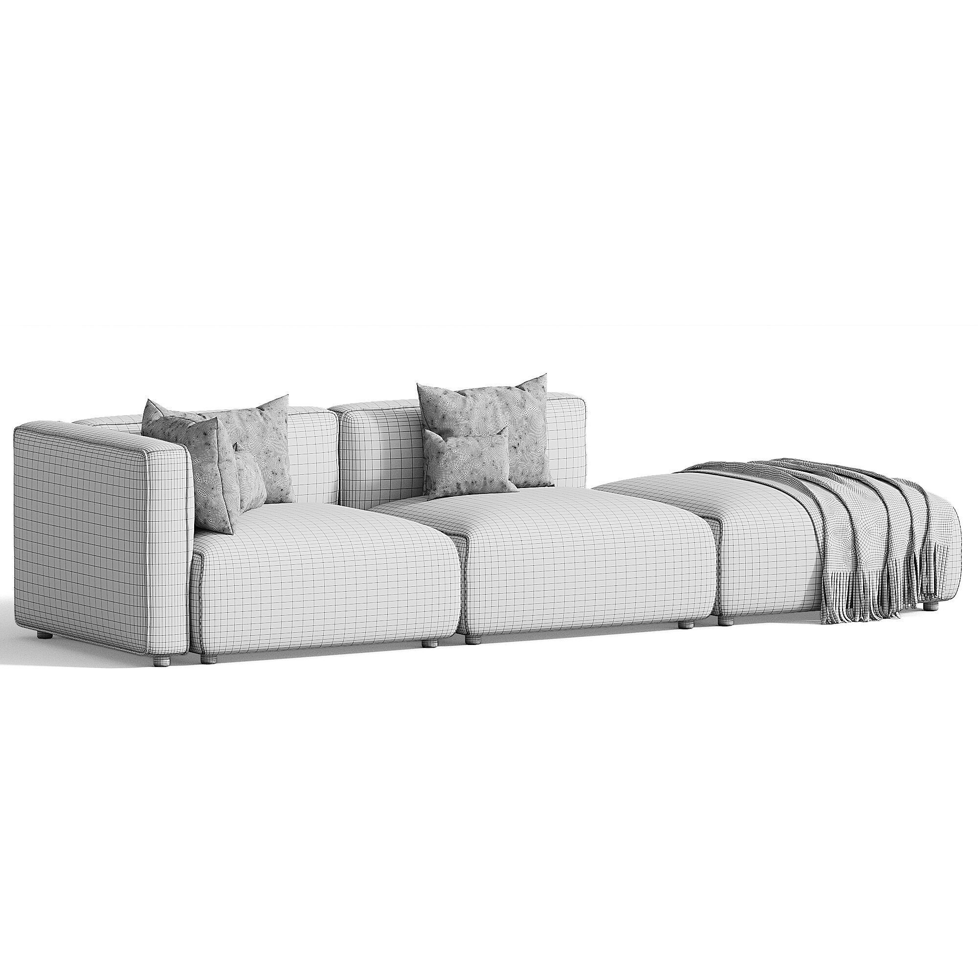 Arya Modular Sofa 3D model_4