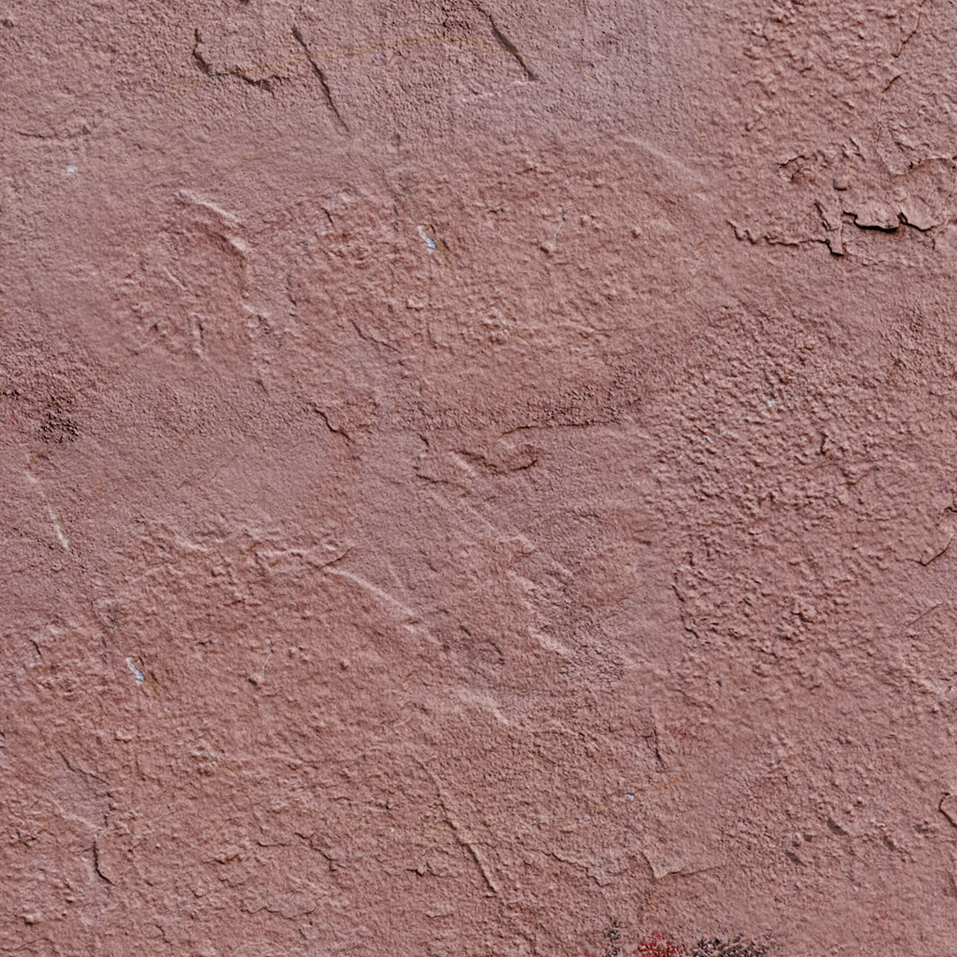 PBR Cracked Painted Wall Texture 01 - 4K Scanned Texture_3