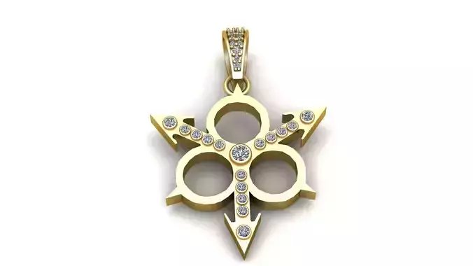 UNIQUE SIGN PENDANT 3D PRINTABLE MODEL