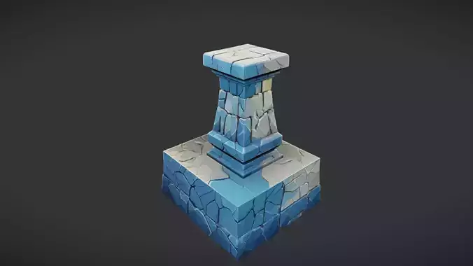 stone pedestal or bas
