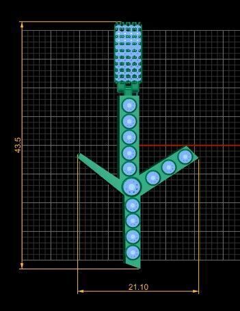 GOLDEN CROSS STYLE PENDANT 3D PRINTABLE MODEL 3D print model_4