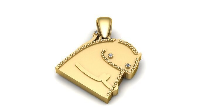NEW CARTOON CHARACTER PENDANT 3D PRINTABLE MODEL 3D print model