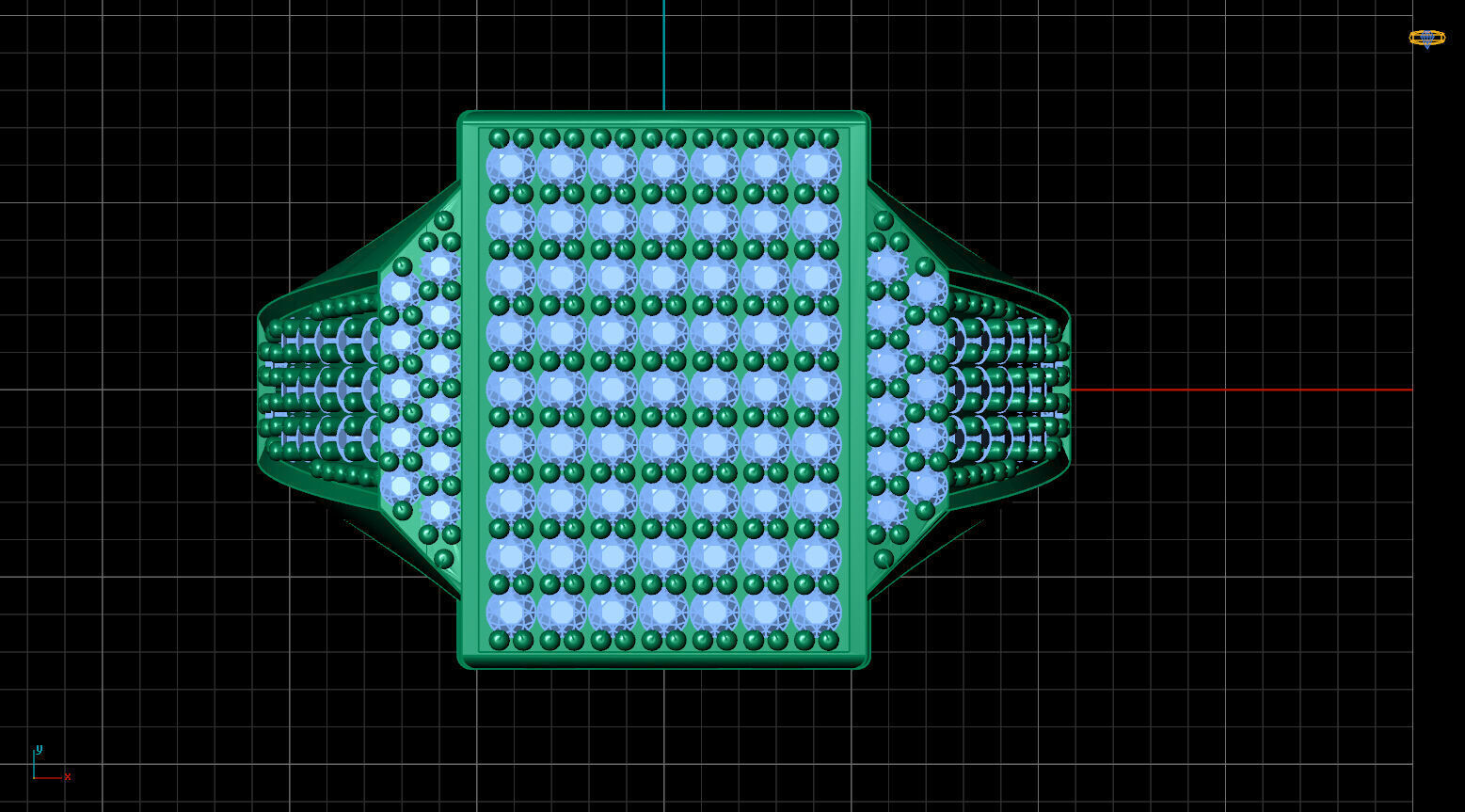 Print Ready STL 3DM Gents Rings Diamond Men Ring 3D print model_5