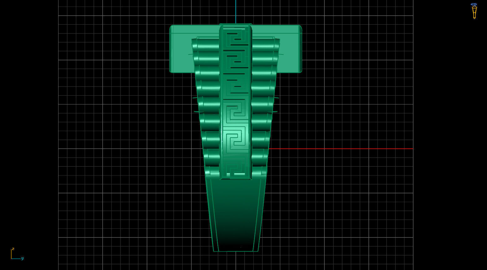Print Ready STL 3DM Gents Rings Diamond Men Ring 3D print model_4