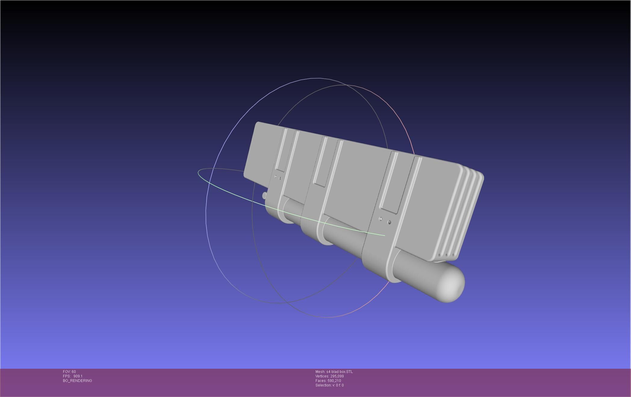 Attack On Titan Season 4 Gear Blade Box 3D print model_9