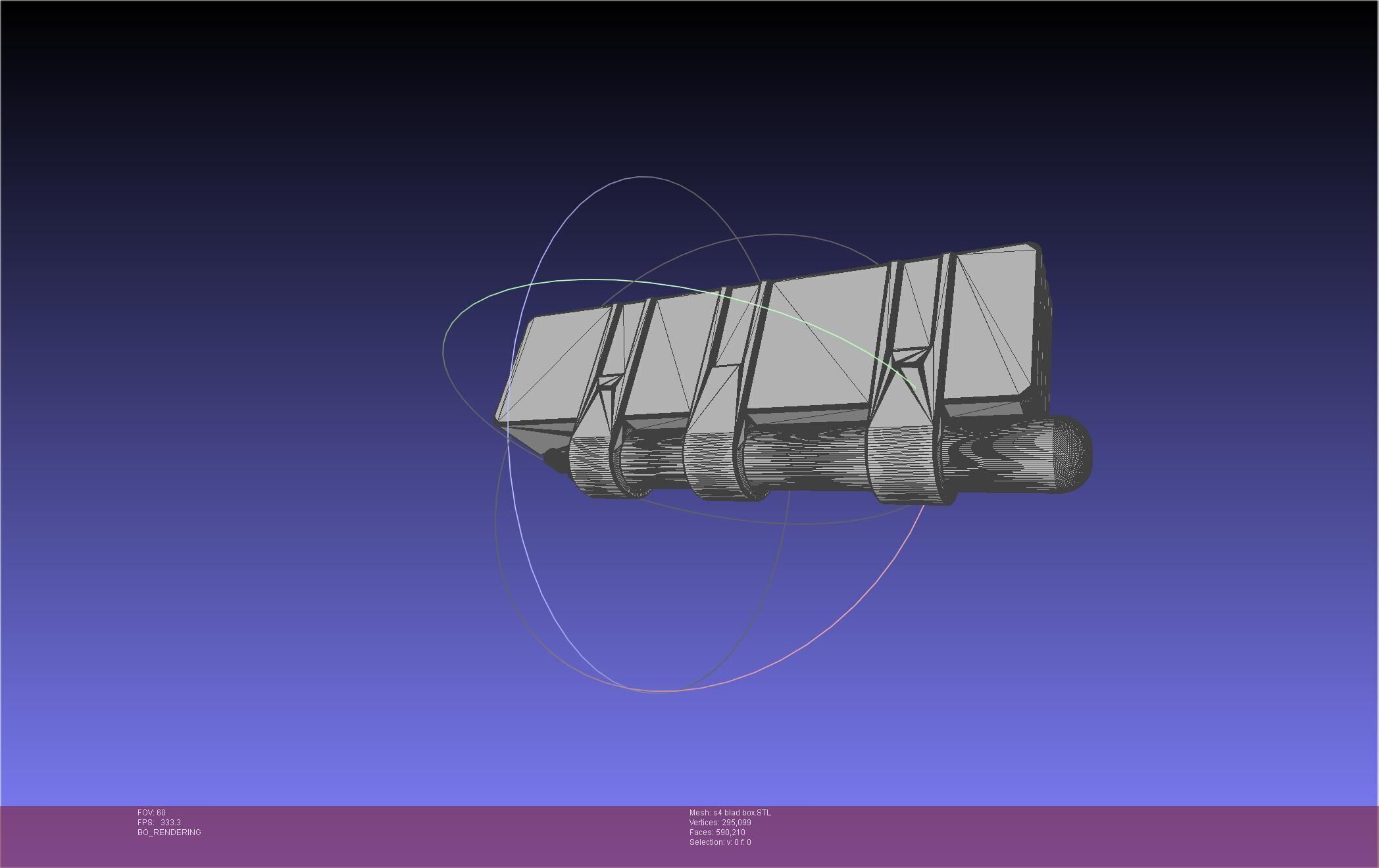 Attack On Titan Season 4 Gear Blade Box 3D print model_36