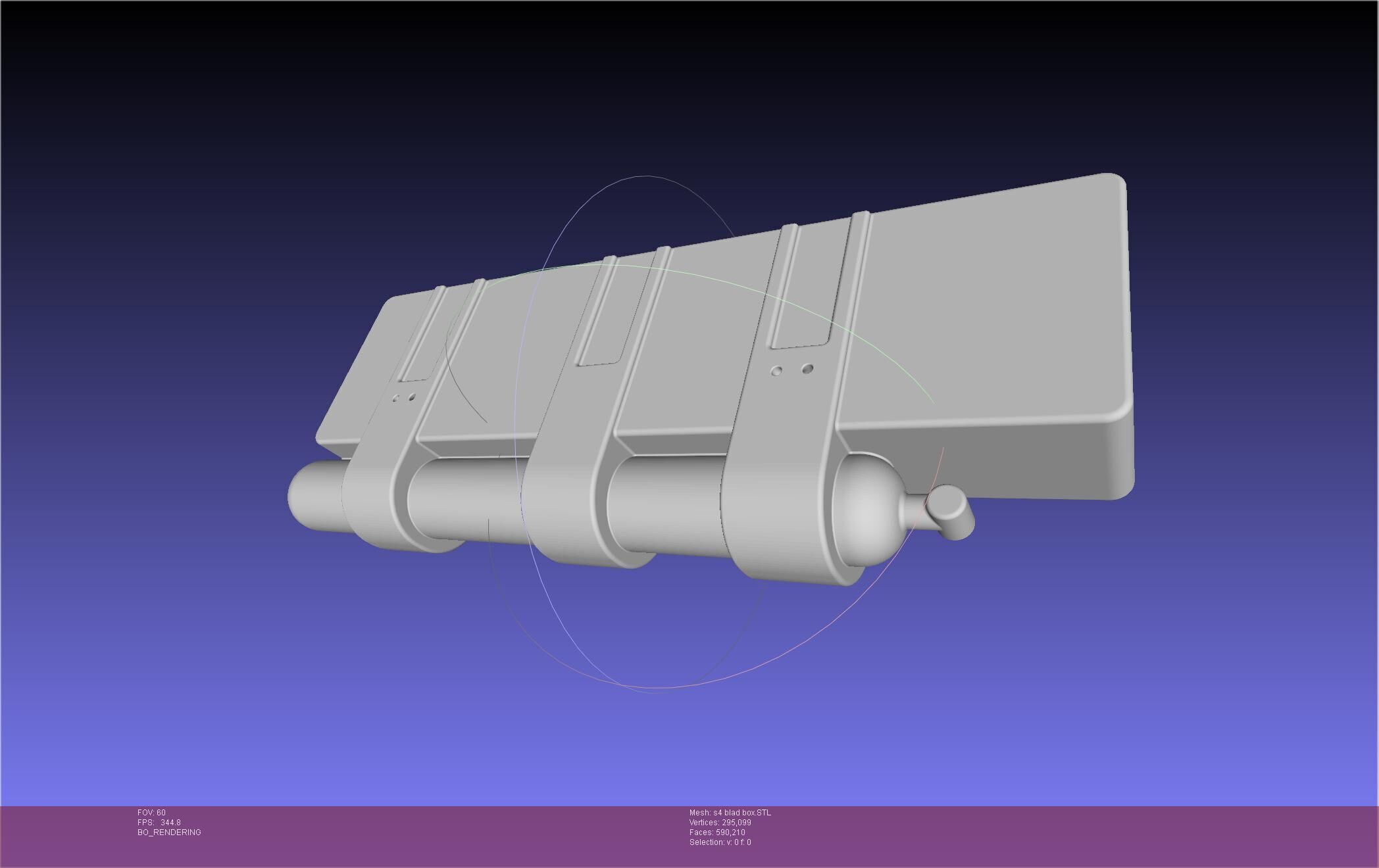 Attack On Titan Season 4 Gear Blade Box 3D print model_45