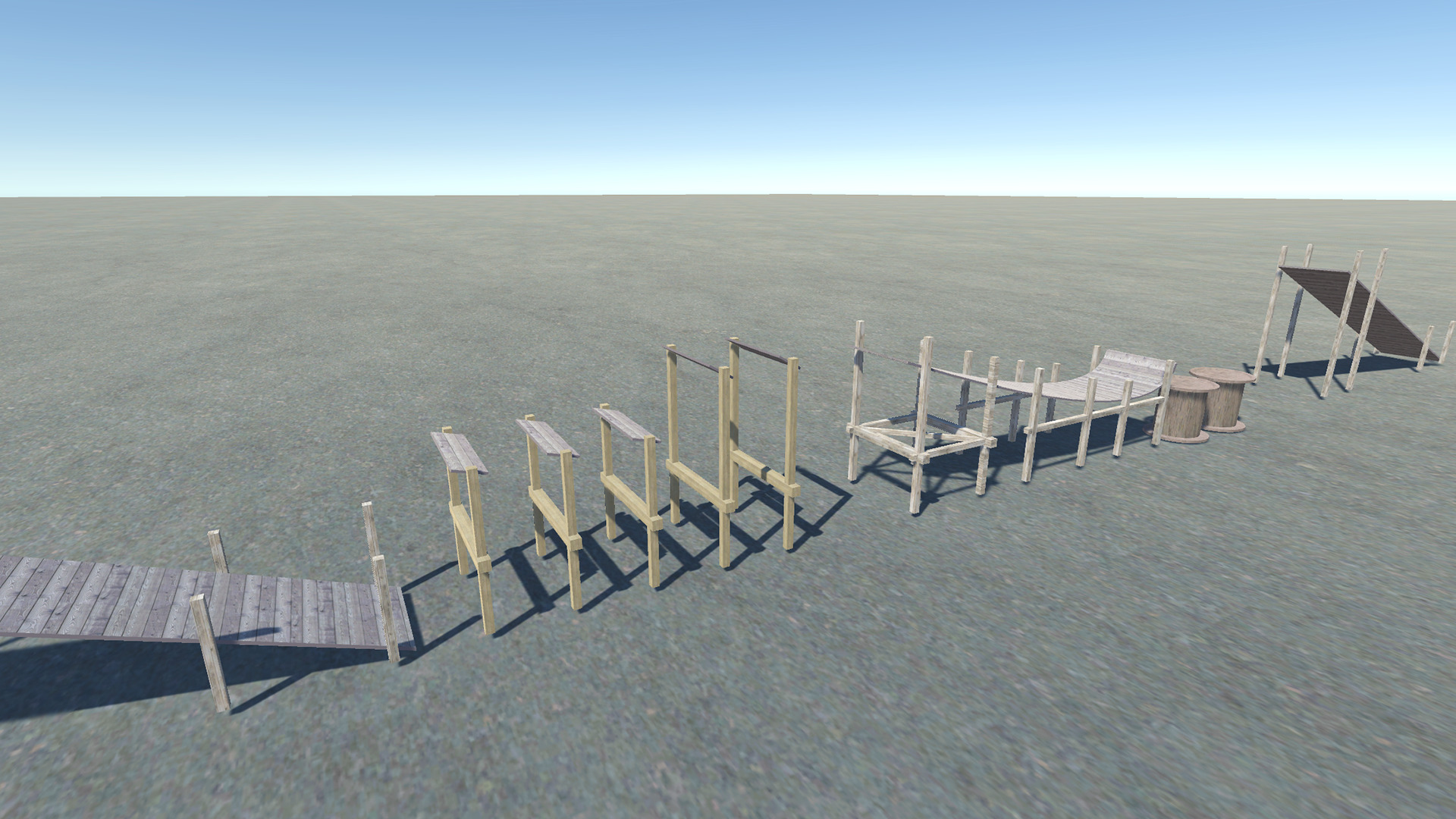 Car Stunt Ramps Mega Pack Low-poly 3D model_6