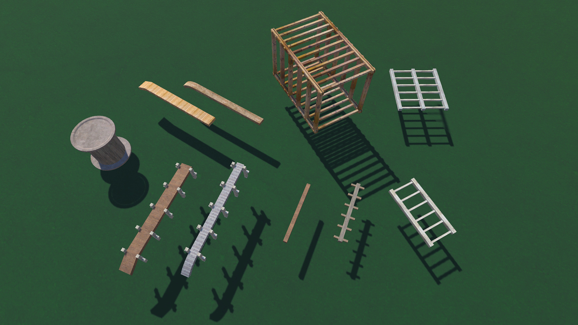 Car Stunt Ramps Mega Pack Low-poly 3D model_15