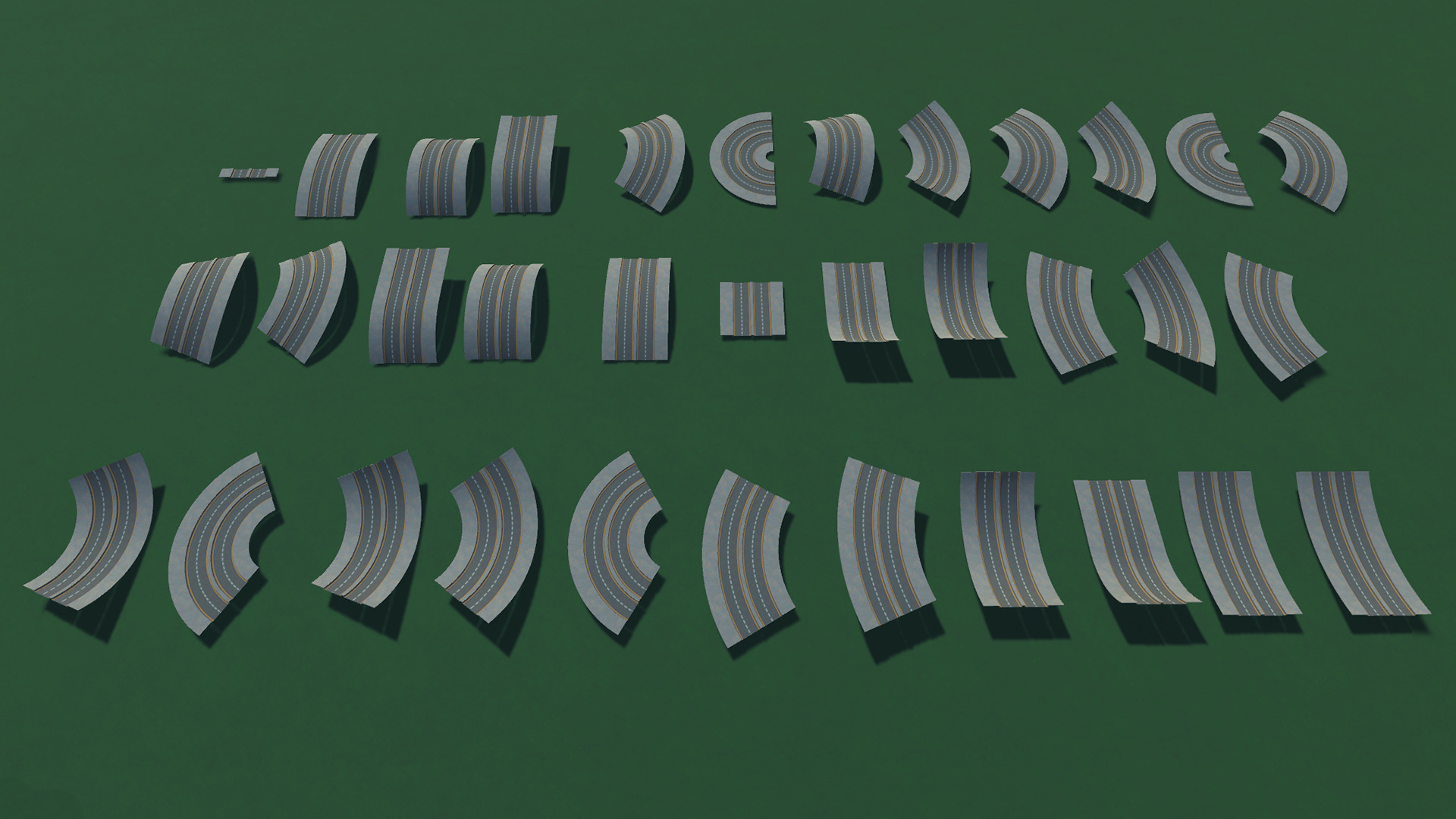 Car Stunt Ramps Mega Pack Low-poly 3D model_10