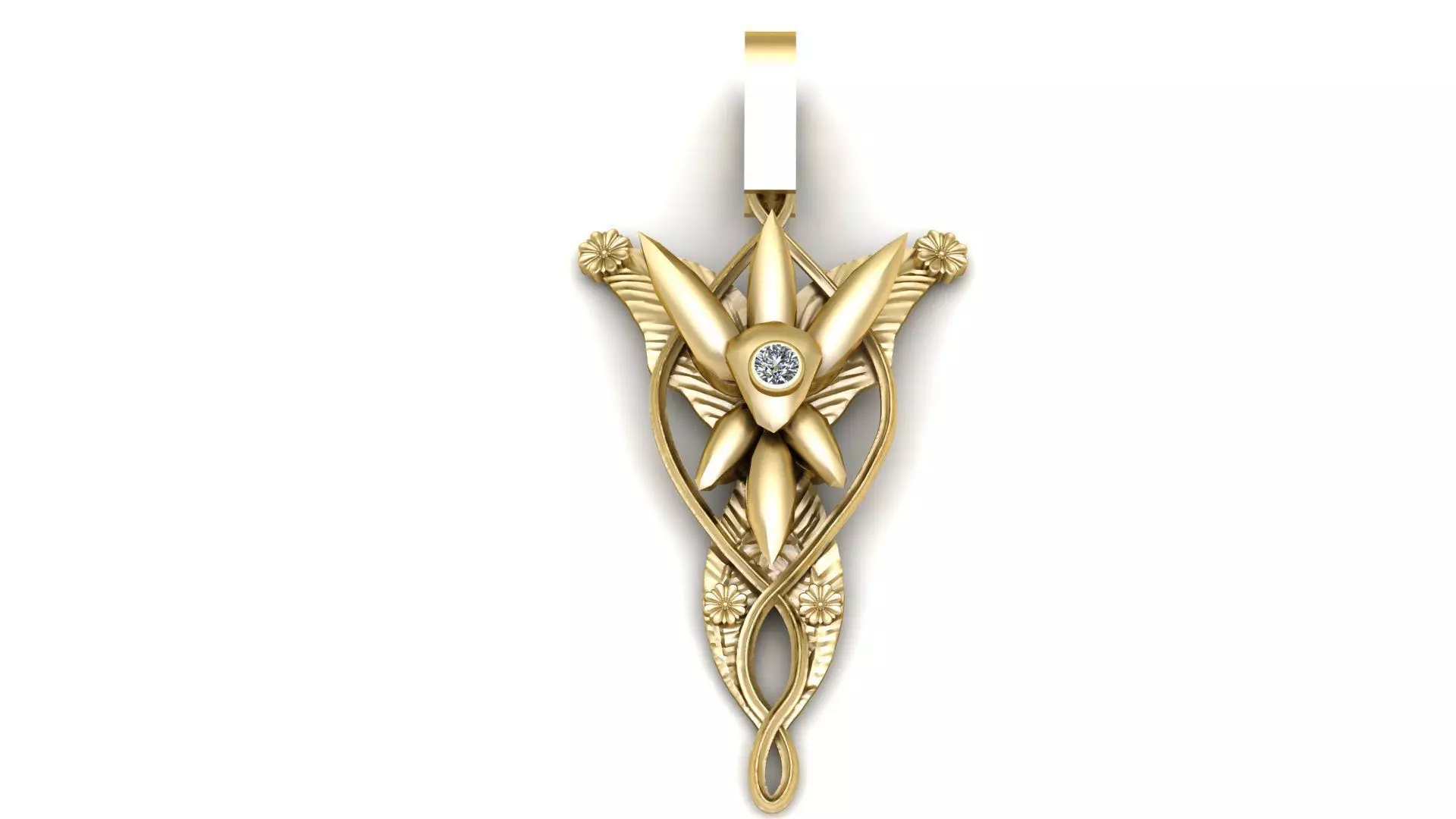 EVENING STAR PENDANT 3D PRINTABLE MODEL 3D print model