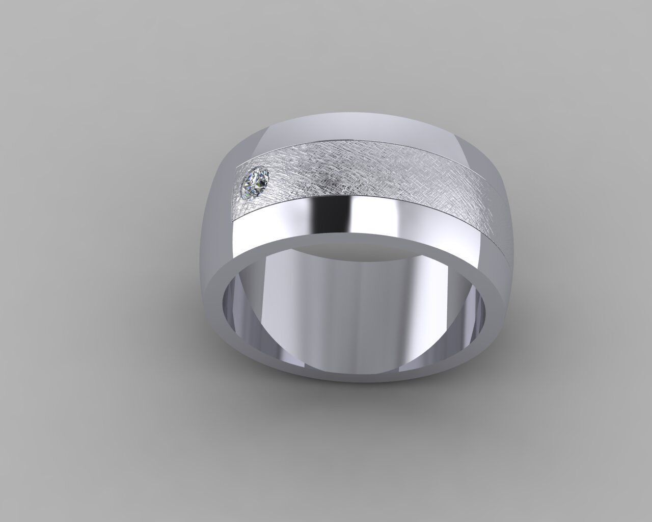 Men Ring 3D print model_17