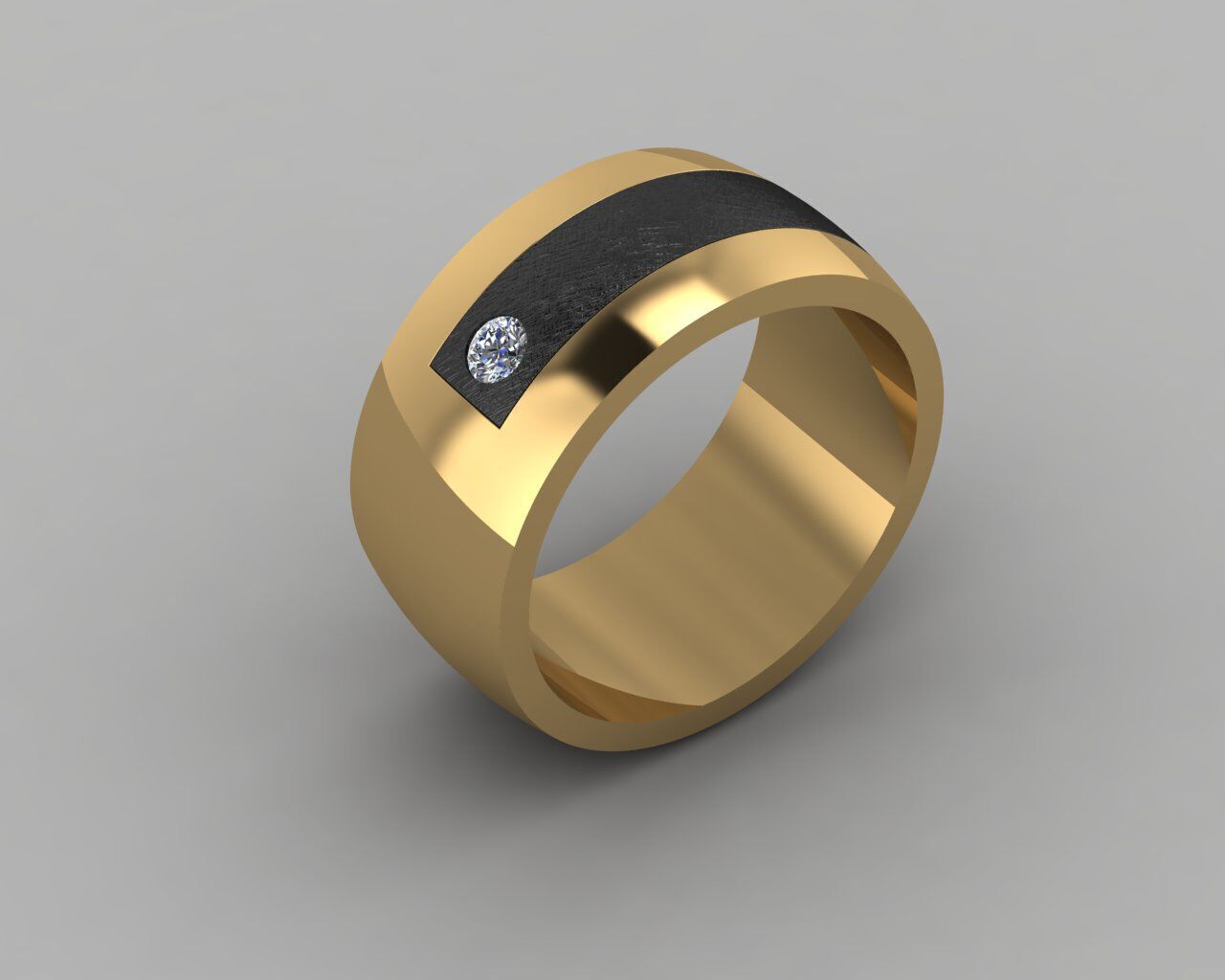 Men Ring 3D print model_10
