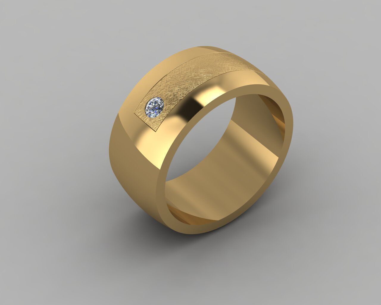 Men Ring 3D print model_14