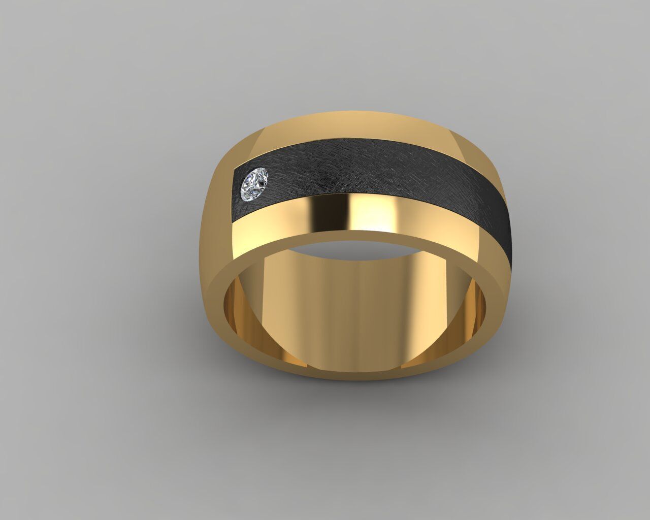 Men Ring 3D print model_12