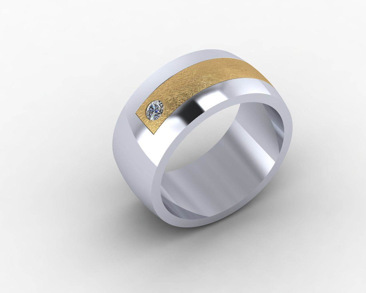 Men Ring 3D print model_5