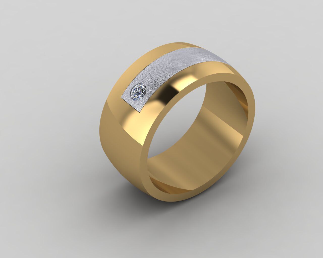 Men Ring 3D print model_1