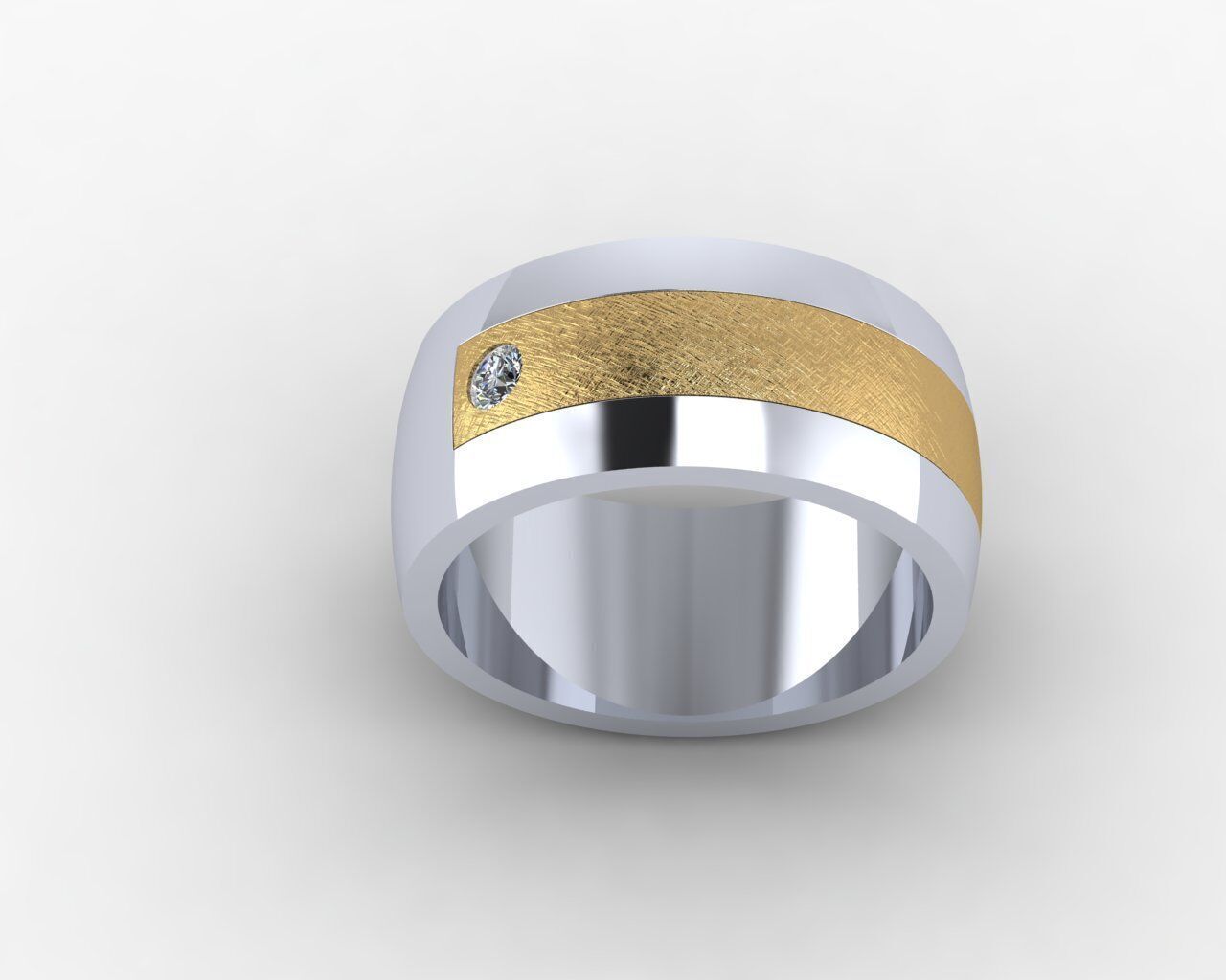 Men Ring 3D print model_6