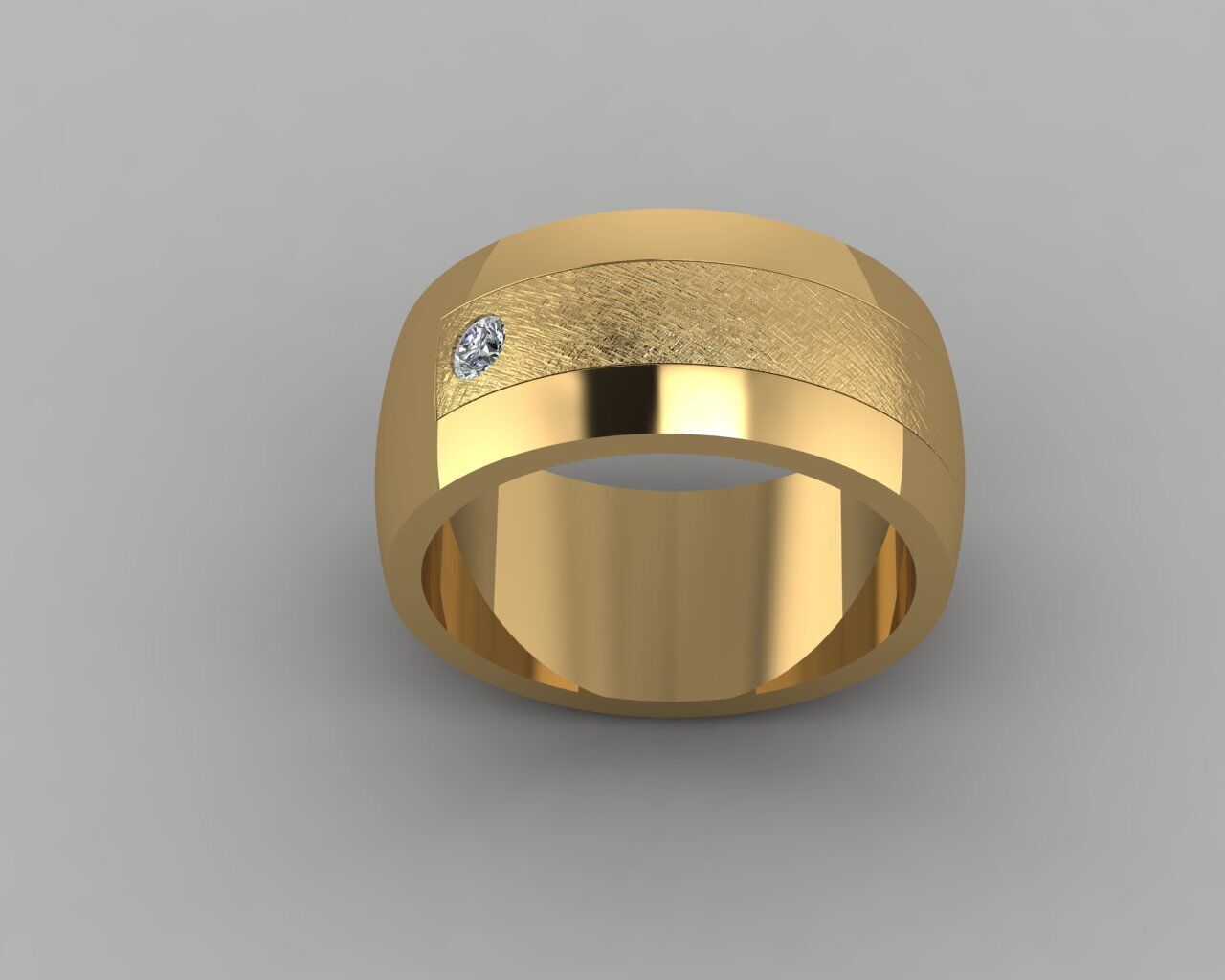 Men Ring 3D print model_13