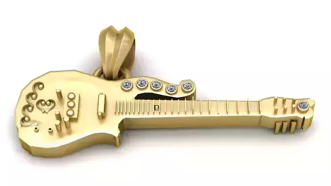 GUTIAR PENDANT 3D PRINTABLE MODEL